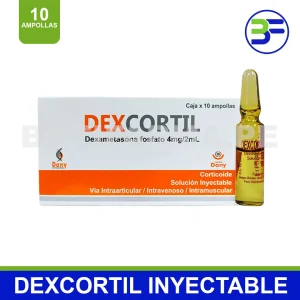 DEXCORTIL 4mg/2ml Inyectable x10
