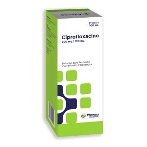 CIPROFLOXACINO 200mg/100ml Inyectable x1