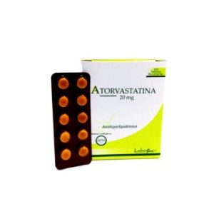 ATORVASTATINA 20mg Tableta x100