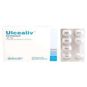 ULCEALIV 20mg Capsulas x28