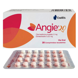 ANGIE 20 x 2mg+0.02mg Tabletas x28