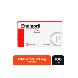 ENALAPRIL 20mg x100 Tabletas