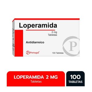 LOPERAMIDA 2mg Tabletas x100