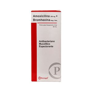 AMOXICILINA+BROMHEXINA Jarabe x60ml