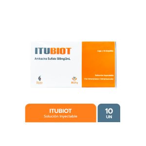 ITUBIOT 500mg/2ml Inyectable x10