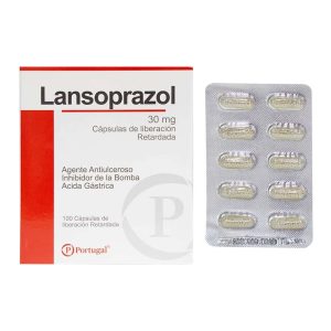 LANSOPRAZOL 30mg Capsulas x100