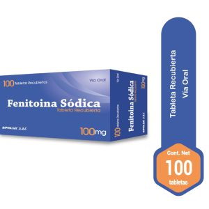FENITOINA SODICA 100mg Tableta x100