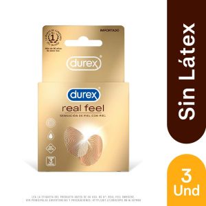 DUREX Preservativo Real Feel x3