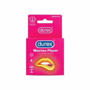DUREX Preservativo Maximo Placer x3