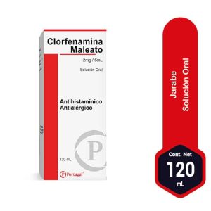 CLORFENAMINA MALEATO 2mg/5ml Solucion x60ml
