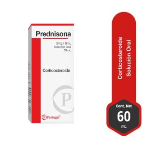 PREDNISONA 5mg/5ml Solucion Oral x60ml