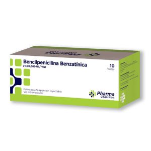 BENCILPENICILINA BENZATINICA 2400000UI Iny. x10