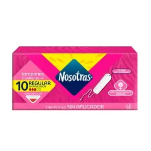 NOSOTRAS Tampones Regular Sin Aplicador x10