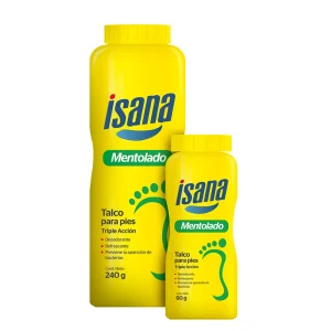 ISANA Talco Pack Mentolado 240gr+60gr