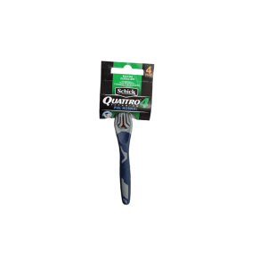 SCHICK Maquina de Afeitar Quattro 4 Titanium x1