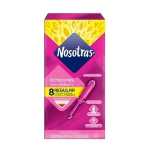NOSOTRAS Tampones Regular Con Aplicador x8