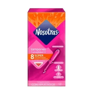 NOSOTRAS Tampones Super Con Aplicador x8