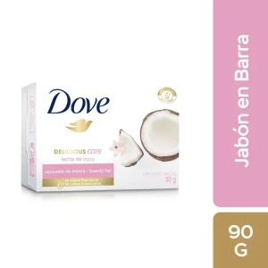 DOVE Jabon Delicious Care Leche de Coco x90gr