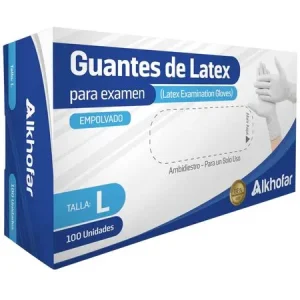 GUANTES Examen Talla L x100