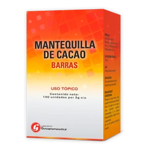 MANTEQUILLA DE CACAO Barra x100