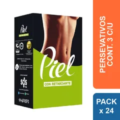 PIEL Preservativo Retardante x24