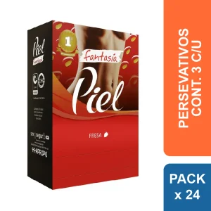 PIEL Preservativo Fantasia Chocolate x24