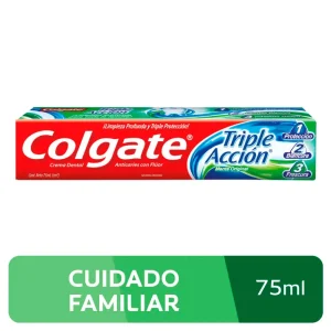 COLGATE Crema Dental Triple Accion x75ml