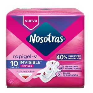 NOSOTRAS Toallas Invisible Rapigel x10