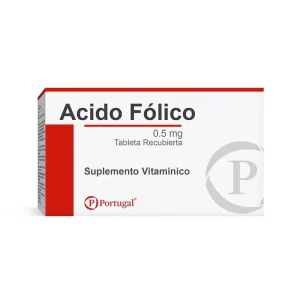 ACIDO FOLICO 0.5mg Tableta x100