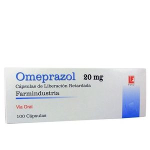 OMEPRAZOL 20mg Capsula x100