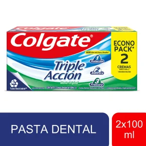 COLGATE Crema Dental Triple Accion Bipack x100ml