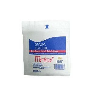 GASA Esteril 5cm x 5cm (8 Pliegues)