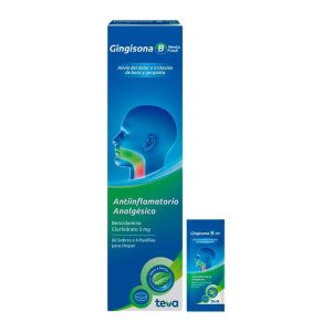 GINGISONA B Caramelo Menta Sobres x60