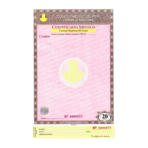 CERTIFICADO MEDICO x1