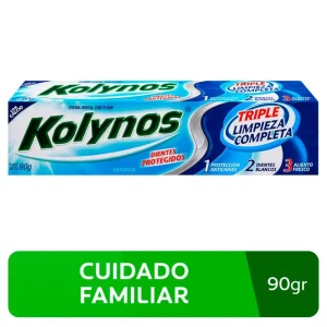 KOLYNOS Crema Dental Triple Accion x90gr