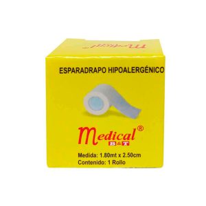 ESPARADRAPO Hipoalergenico 1.8m x 2.5cm