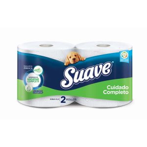 SUAVE Papel Higienico Bolsa x2