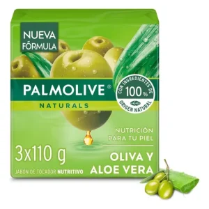 PALMOLIVE Jabon Oliva y Aloe Tripack x110gr