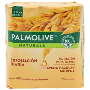 PALMOLIVE Jabon Avena y Azucar Tripack x110gr