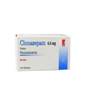 CLONAZEPAM 0.5 Tableta x100