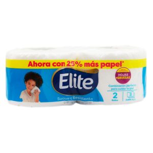 ELITE Papel Higienico Bolsa x2