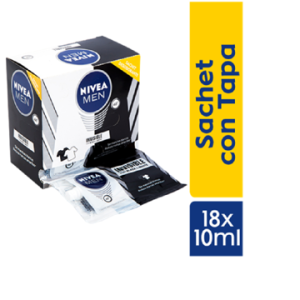 NIVEA Desod. Black & White Sachet x18
