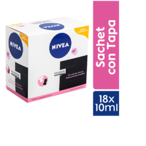 NIVEA Desod. Black & White Female Sachet x18