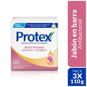 PROTEX Jabon Omega 3 Tripack x110gr