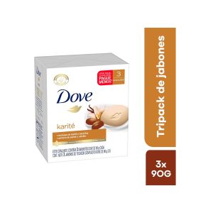 DOVE Jabon Karite Tripack x90gr
