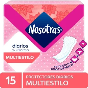 NOSOTRAS Toallas Diarias Multiestilo x15