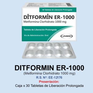 DITFORMIN ER-1000 Tableta Lob.Prol x30