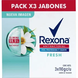REXONA Jabon Tripack Fresh x110gr