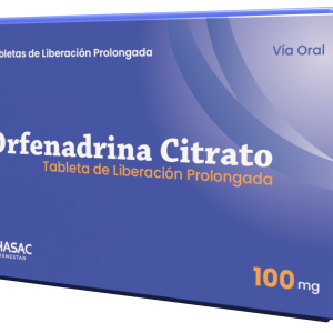 ORFENADRINA CITRATO 100mg Tableta x100