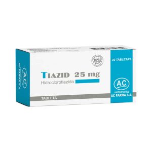 TIAZID 25mg Tableta x30
